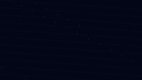 Minimalist abstract pattern of glowing blue dots arranged in diagonal lines Video stock 335117236
