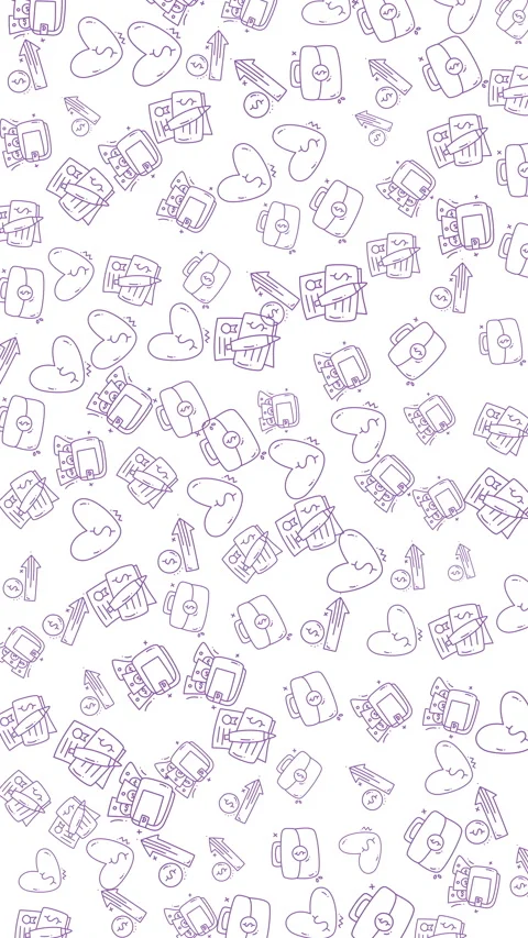 Minimalist abstract pattern with subtle purple shapes on white background s.. Stock Footage 336835223