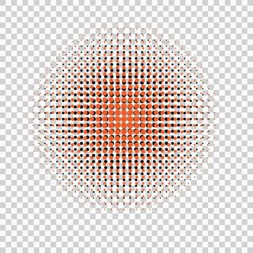 Minimalist abstract radial pattern. Stockillustratie