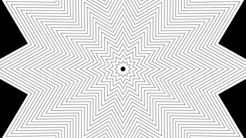 Minimalist abstract radial repeating line art pattern seamless background t.. Stock Footage 343631212