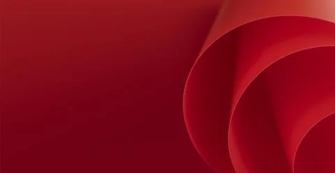 Minimalist abstract red paper copy space. High quality beautiful photo concep Illustrazione stock