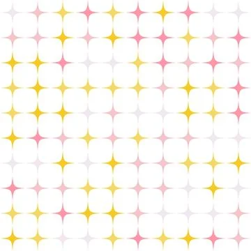 Minimalist abstract seamless pattern with stars. Stock Illustration