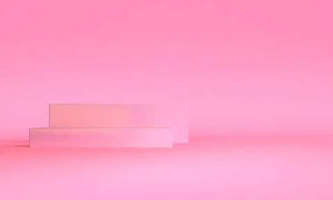 Minimalist abstract shape scene, 3d rendering. Stock Illustration