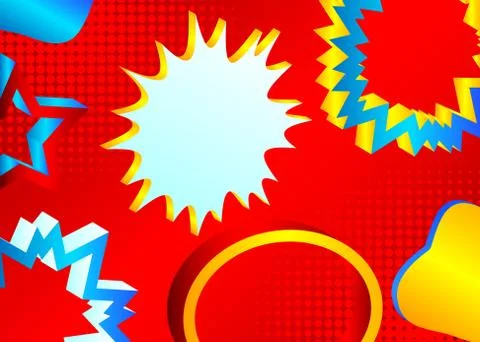 Minimalist abstract speech bubble pattern background with gradient geometric  Stock Illustration