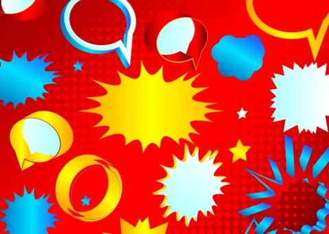 Minimalist abstract speech bubble pattern background with gradient geometric  Stock Illustration