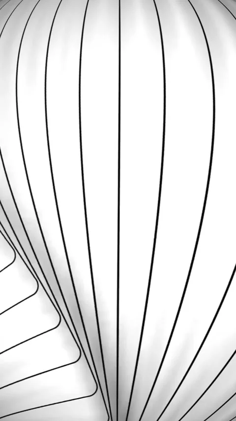 Minimalist abstract vertical animation featuring black graphic elements mov.. Stock Footage 308744367