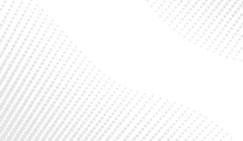 Minimalist abstract white background featuring grey diagonal halftone dot Stock Illustration