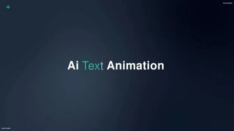 Minimalist AI Text Animation Pack After Effects素材