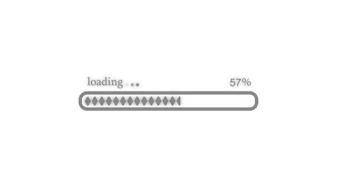 Minimalist Animated Waiting Indicator, Clean Minimal Buffering Bar Animation Stock Footage 309965511