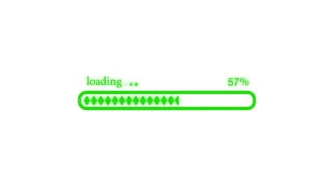 Minimalist Animated Waiting Indicator, Clean Minimal Buffering Bar Animation Stock Footage 309965522