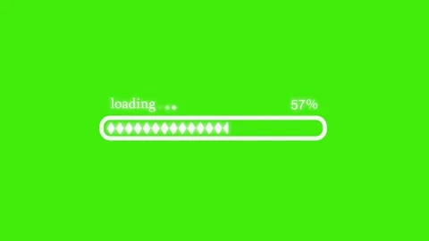 Minimalist Animated Waiting Indicator, Clean Minimal Buffering Bar Animation Stock Footage 309965528