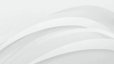A minimalist animation features white curved overlapping shapes creating a s Stock Footage 340678271