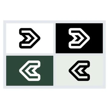 Minimalist Arrow Icon Set Vector Graphic イラスト素材
