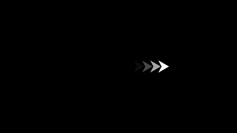 Minimalist Arrow Loading Indicator Motion Graphic Animation Loop Stock Footage 341669428