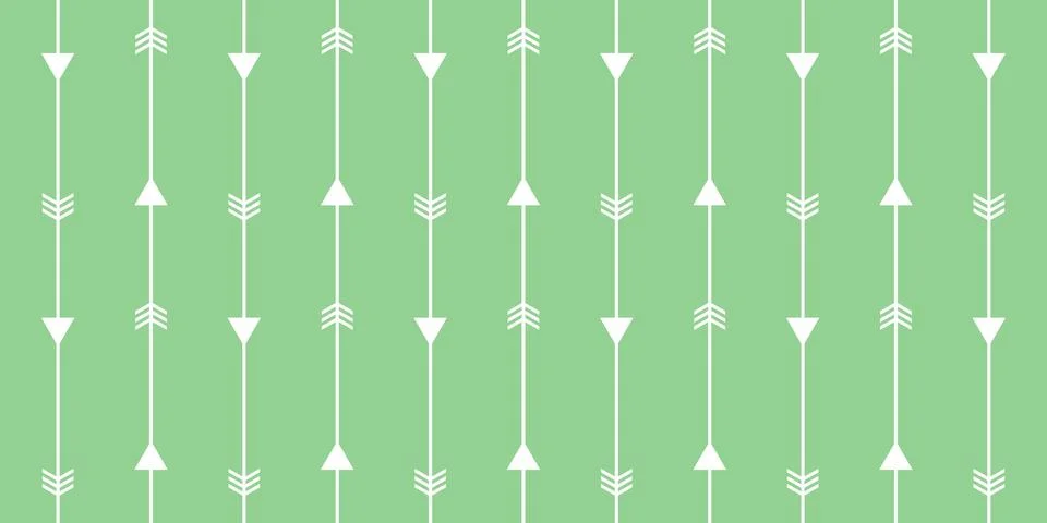 Minimalist Arrow Seamless Pattern Background 库存插图