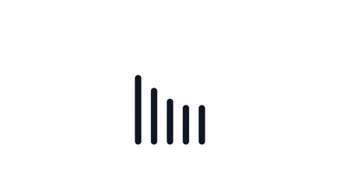 Minimalist Audio Equalizer Animation Stock Footage 343665258