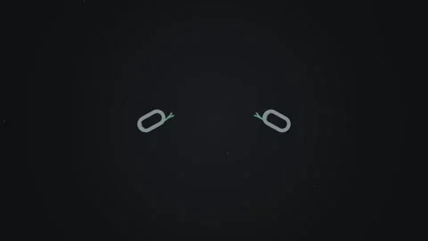 Minimalist audio spectrum analyzer waveform lines on dark technology backgrou Stock Footage 344642694