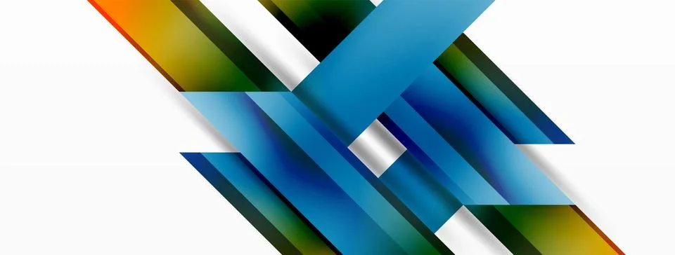 Minimalist backdrop featuring dynamic diagonal gradient lines. Sleek movement Stock Illustration