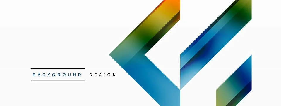 Minimalist backdrop featuring dynamic diagonal gradient lines. Sleek movement Stock Illustration