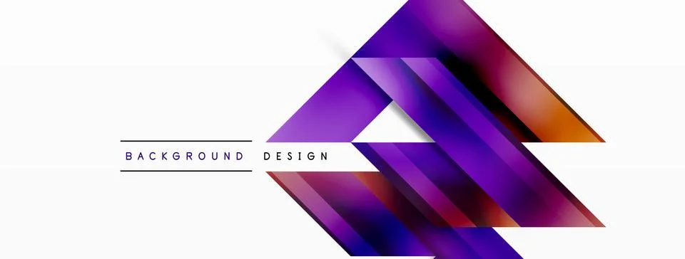 Minimalist backdrop featuring dynamic diagonal gradient lines. Sleek movement Stock Illustration