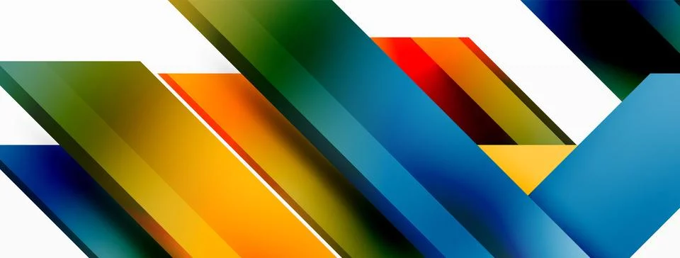 Minimalist backdrop featuring dynamic diagonal gradient lines. Sleek movement 库存插图