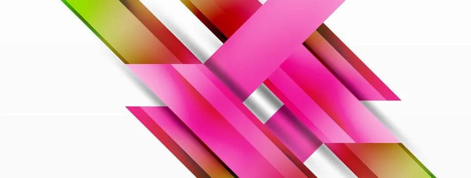 Minimalist backdrop featuring dynamic diagonal gradient lines. Sleek movement Stock Illustration