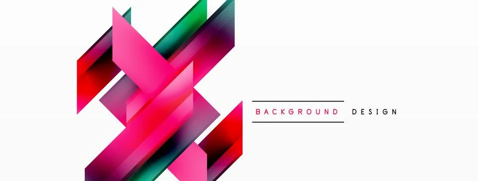 Minimalist backdrop featuring dynamic diagonal gradient lines. Sleek movement Stock Illustration
