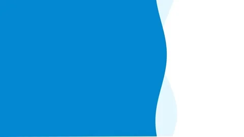 Minimalist background design with a smooth blue wave on the left side border Stockbeeldmateriaal 338310480