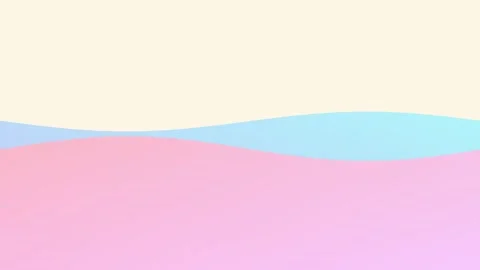 Minimalist background featuring soft pastel pink and blue wavy abstract layer Stock-Footage 336263247