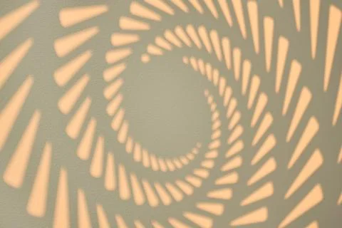 Minimalist background: geometric sun rays shadow in a vortex shape Fotos de archivo