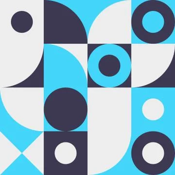 Minimalist background seamless pattern with simple shape Stock Illustration