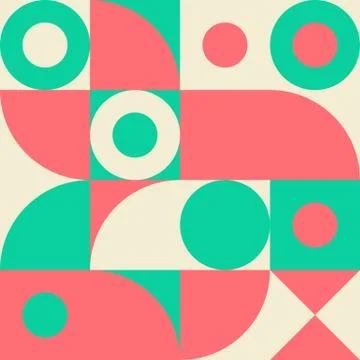 Minimalist background seamless pattern with simple shape 스톡 일러스트