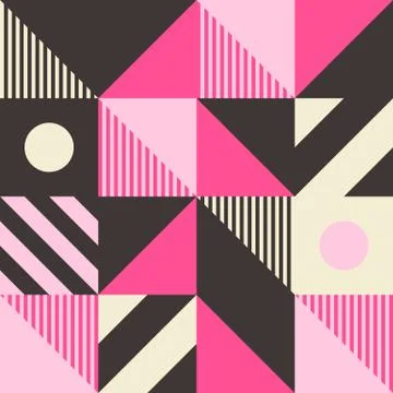 Minimalist background seamless pattern with simple shape 스톡 일러스트