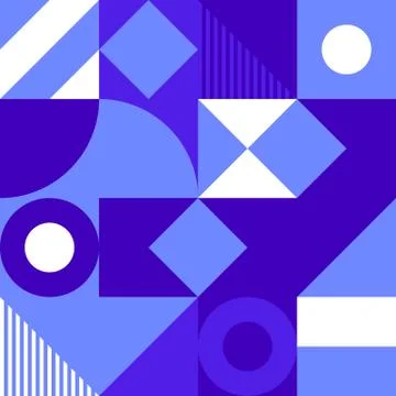 Minimalist background seamless pattern with simple shape Illustrazione stock