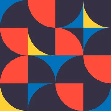 Minimalist background seamless pattern with simple shape Illustrazione stock