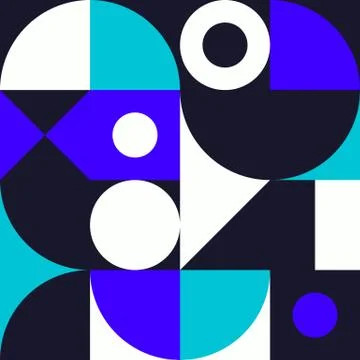 Minimalist background seamless pattern with simple shape Illustrazione stock