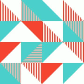 Minimalist background seamless pattern with simple shape Illustrazione stock