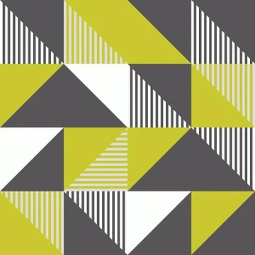 Minimalist background seamless pattern with simple shape Stock Illustration