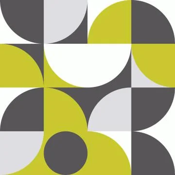 Minimalist background seamless pattern with simple shape Stock Illustration