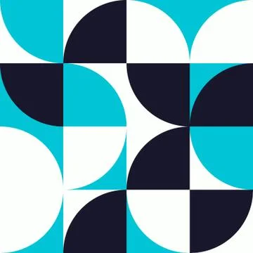 Minimalist background seamless pattern with simple shape Stock Illustration