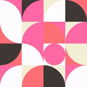 Minimalist background seamless pattern with simple shape イラスト素材