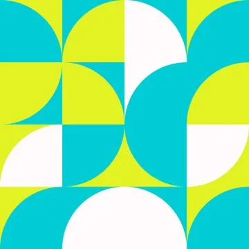 Minimalist background seamless pattern with simple shape Illustrazione stock