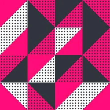 Minimalist background seamless pattern with simple shape Illustrazione stock