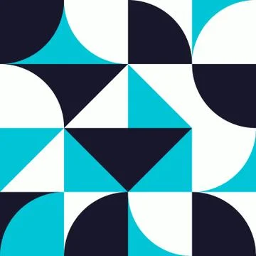 Minimalist background seamless pattern with simple shape Illustrazione stock