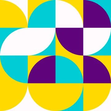 Minimalist background seamless pattern with simple shape Illustrazione stock