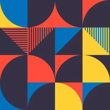 Minimalist background seamless pattern with simple shape Illustrazione stock