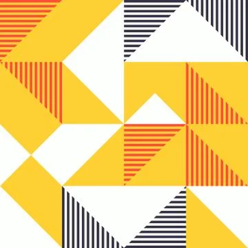 Minimalist background seamless pattern with simple shape Illustrazione stock