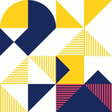 Minimalist background seamless pattern with simple shape 스톡 일러스트