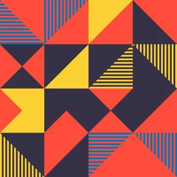 Minimalist background seamless pattern with simple shape イラスト素材