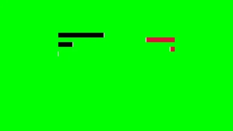 Minimalist bar chart visualization featuring black and red horizontal bars Video stock 340902916